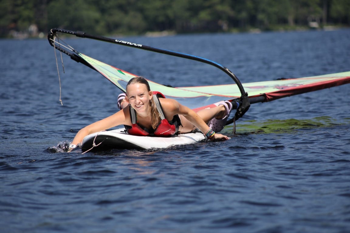 Windsurfing on Moose pond